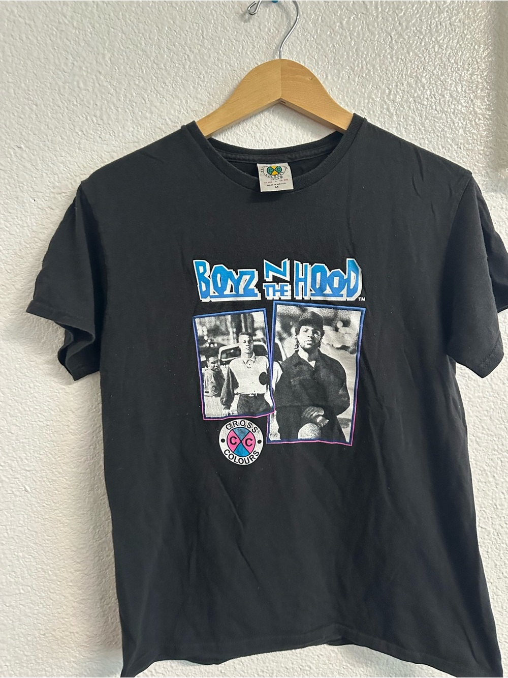 Cross Colours Boyz N The Hood Graphic T Shirt Black Medium